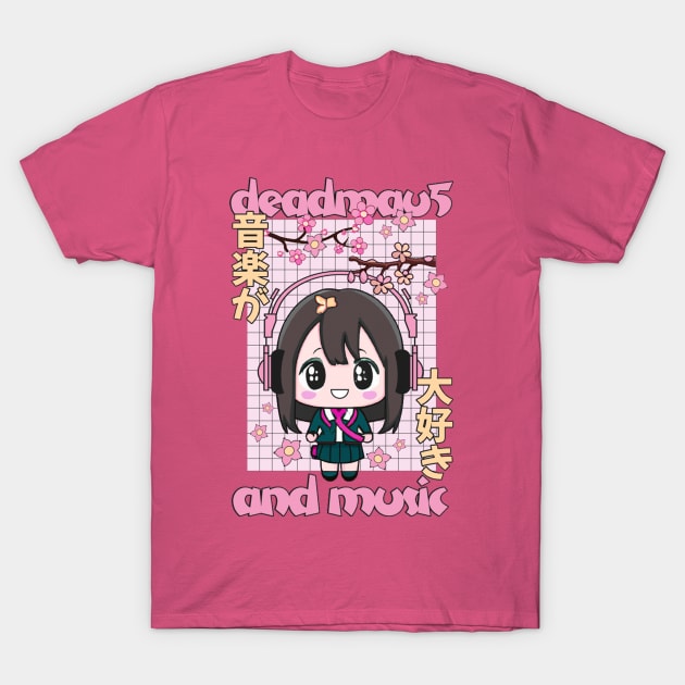 deadmau5 anime and music T-Shirt by Kami Sayang Sama Jamsah